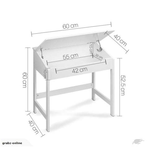 Artiss Kids Lift-Top Desk and Stool - White | Trade Me Marketplace | Kids table and chairs ...