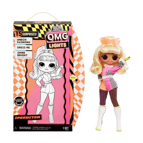 LOL Surprise Collectable Fashion Dolls - With 15 Surprises, Clothes and Accessories - Speedster ...