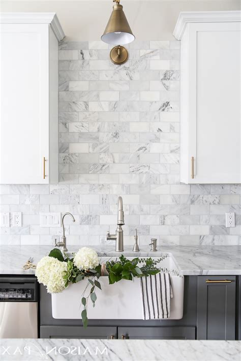 White And Grey Kitchen Backsplash Ideas – Juameno.com