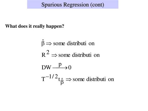 PPT - Spurious Regression and Simple Cointegration PowerPoint Presentation - ID:643926