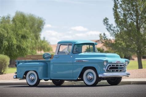 1957 Chevrolet Chevy 3100 Pickup Stepside Classic Old Vintage Retro ...