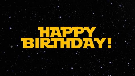 Star Wars Happy Birthday Wishes