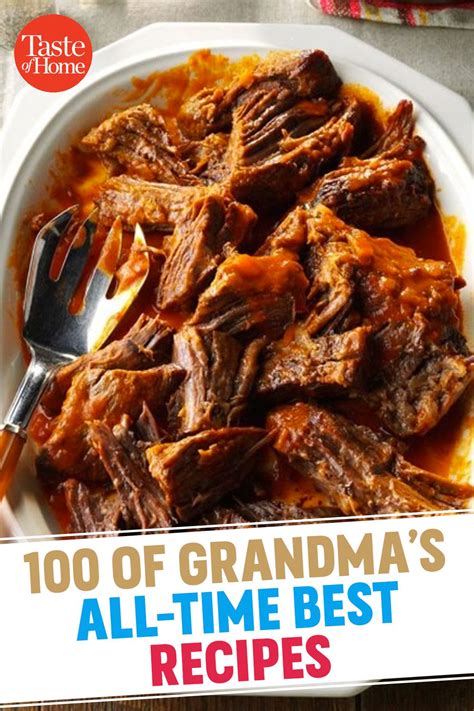 100 of Grandma's All-Time Best Recipes | Recipes, Easy casserole ...