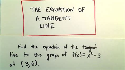 Equation Of Tangent Line Partial Derivative