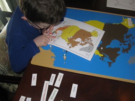 North American Puzzle Map, Early Montessori Geography At Home - "Making ...