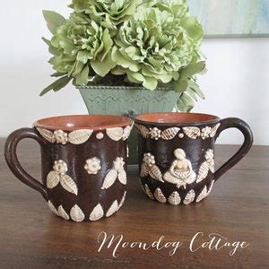 Gorgeous and Unusual Vintage Coffee Mugs Handmade in Cerro - Etsy