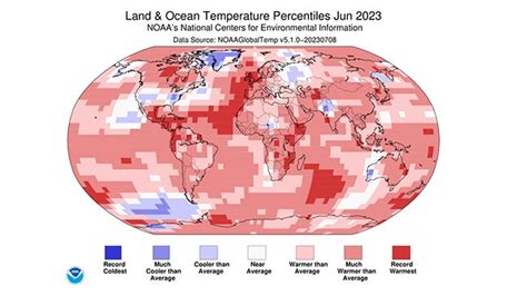 June 2023 Was Earth's Record Hottest June, NOAA And NASA Find | Weather Underground