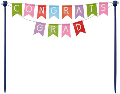 Congrats Grad Colorful Banner | DecoPac