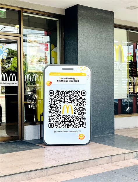 Giant QR Codes Displays in McDonald's Ring In the New Year with Deals and Surprises