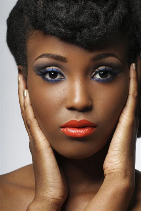 Yes to orange lips on deep skin | Dark skin makeup, Lipstick for dark skin, African american makeup