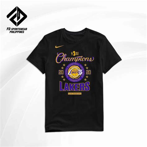 Los Angeles Lakers Champions NBA T-Shirt 2020 | Shopee Philippines