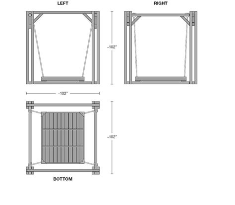 Freestanding Hammock DIY Plans Outdoor Patio gazebo Project - Etsy