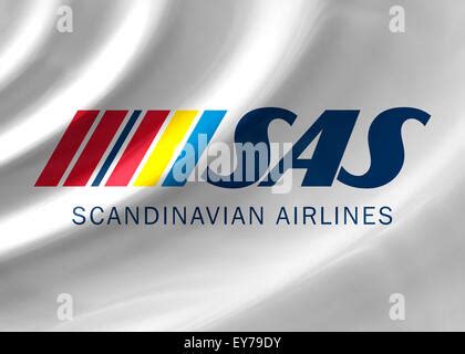 Sas Airlines logo Symbol Flagge emblem Zeichen Stockfotografie - Alamy