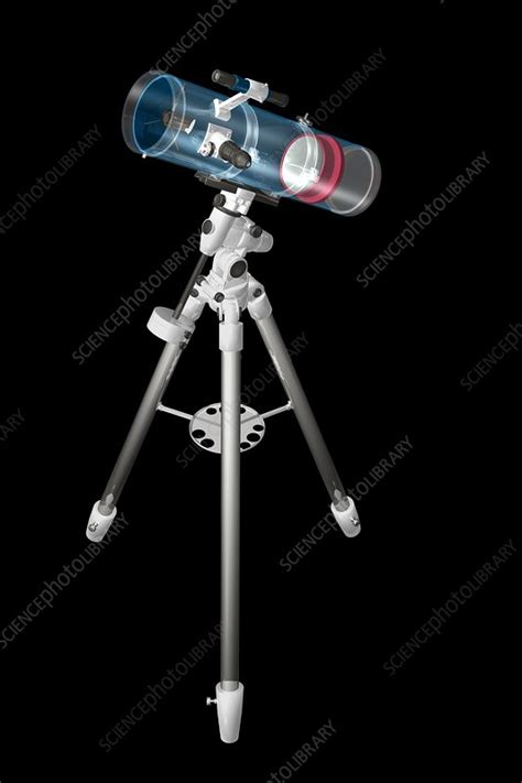 Reflecting telescope, artwork - Stock Image - C017/7352 - Science Photo Library