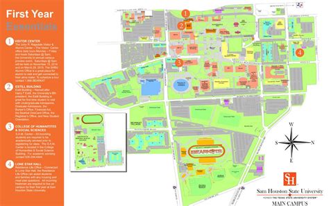 Sam Houston State University Campus Map - Map Of Florida