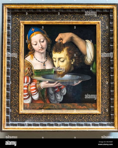 New York City The Met - John the Baptist Beheading Painting Stock Photo - Alamy