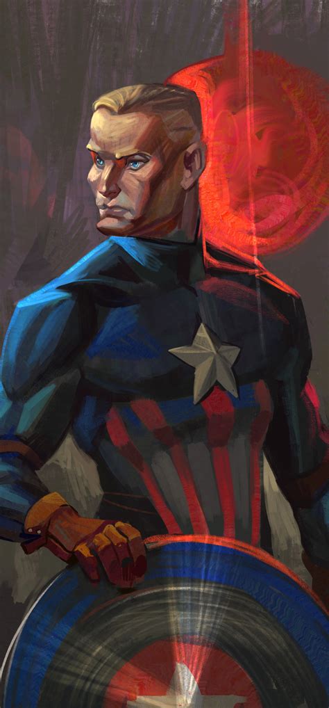 1242x2668 Captain America Fan Art Iphone XS MAX ,HD 4k Wallpapers ...