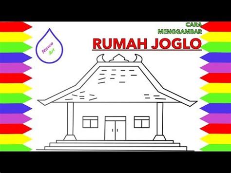 mewarnai gambar rumah jawa - Megan Taylor