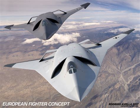 European sixth-generation concept fighter aircraft :: Behance