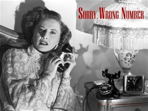 Barbara Stanwyck in the film noir Sorry, Wrong Number. Which actress ...