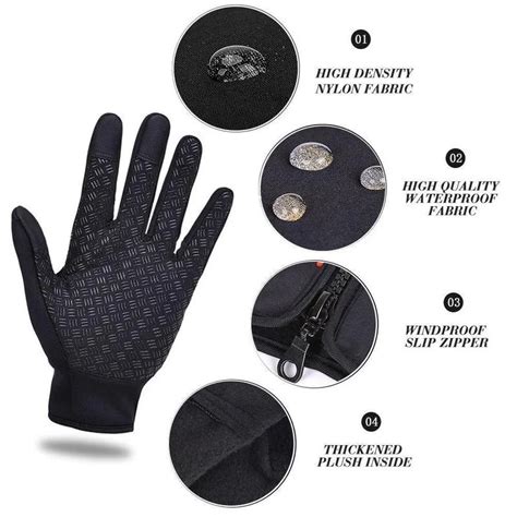 Warm Thermal Gloves Cycling Running Driving Gloves