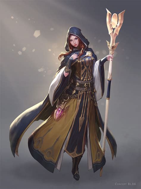 Pin by Rob on RPG female character 19 | Female wizard, Female character design, Female characters