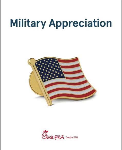 Veterans Day- Military Appreciation, Chick-fil-A Destin (1063 Highway ...