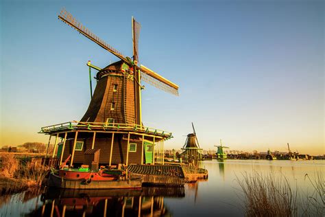 Amsterdam Windmills Photograph by Marlon Mullon - Pixels