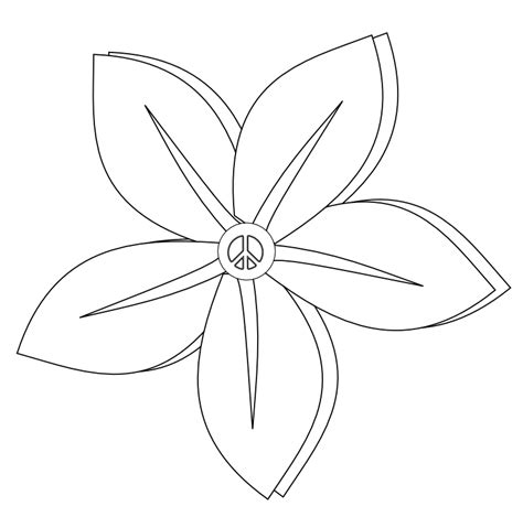 Aggregate 149+ peace sign flower tattoo designs super hot - POPPY