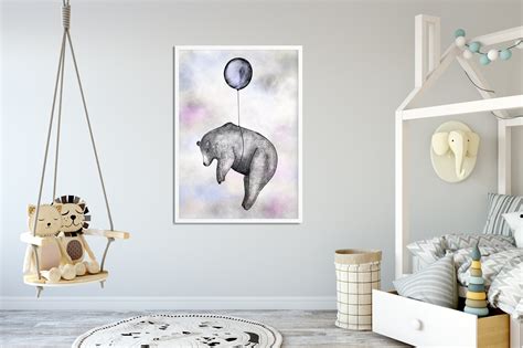 Bear Nursery Print Nursery Wall Art Nursery Decor Home | Etsy