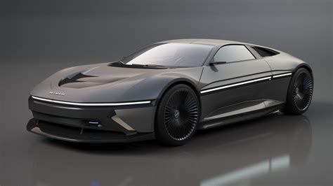 This Modern-Day Take On The DeLorean DMC-12 Is A Futuristic EV Wrapped In Stylish Stainless ...