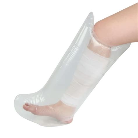 MonMed Waterproof Cast Protector - Cast Shower Cover, Waterproof Cast Cover Leg Shower Boot ...