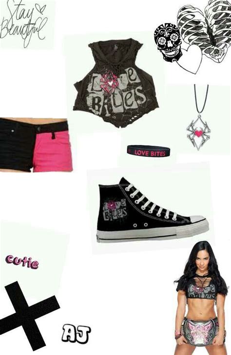 Aj lee | Wwe outfits, All star outfit, Superstar outfit