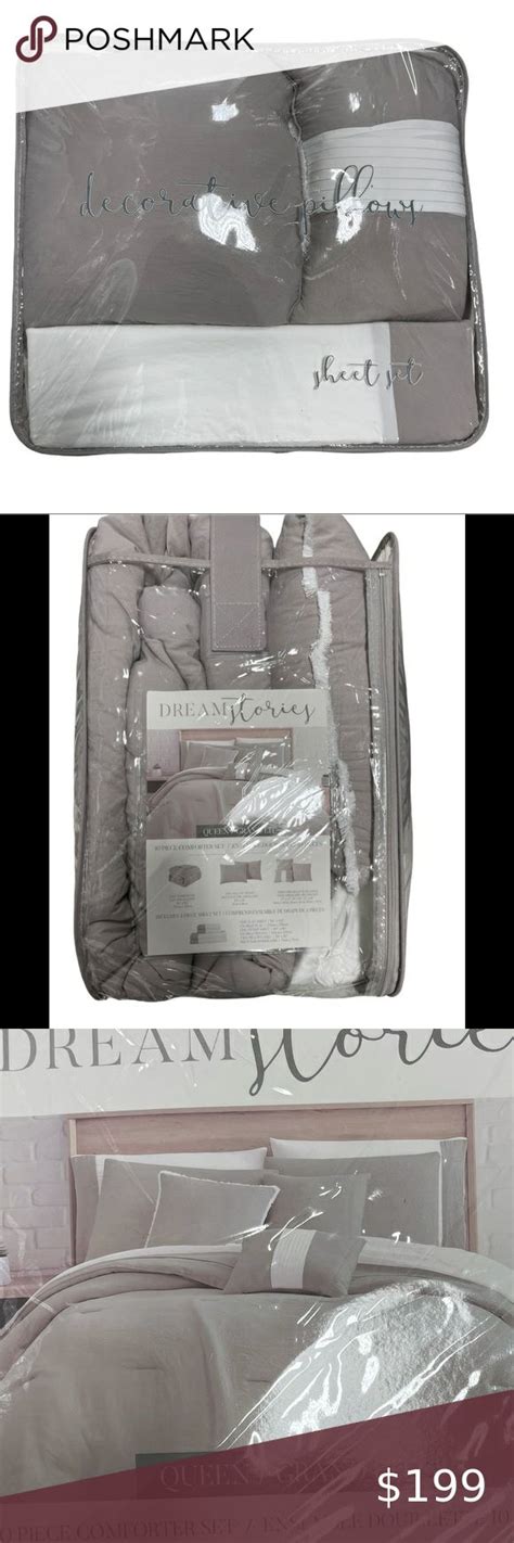 Dream Stories 10-Piece Super Soft Comforter Set in 2022 | Super soft comforter, Comforter sets ...