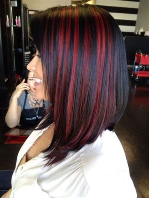 Dark Red Almost Black Hair