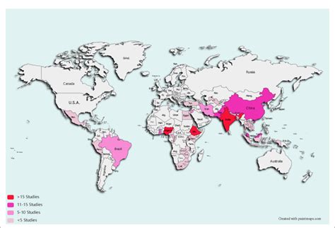 FIGURE Low middle income countries where self-reported medication ...