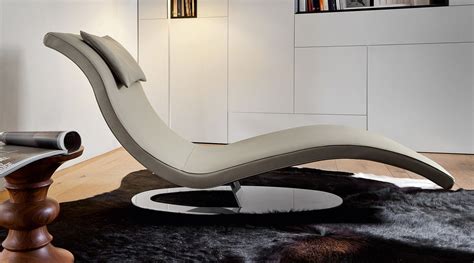 Upholstered leather Chaise longue ART By Dall'Agnese design Imago ...