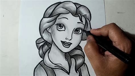 How to Draw A Girl || Easy Sketch, Draw, Shade - YouTube