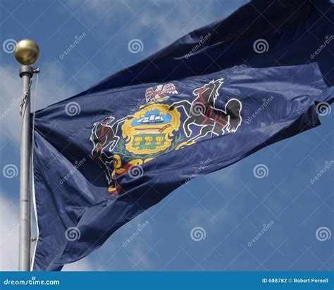 Pennsylvania Flag Stock Photography - Image: 688782