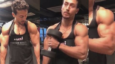 Tiger Shroff Gym Workout | Unbelievable Biggest Biceps Workout - YouTube