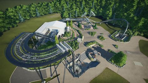 Alton Towers - Oblivion (WIP, pathing is the most challenging part of any build) : r/PlanetCoaster