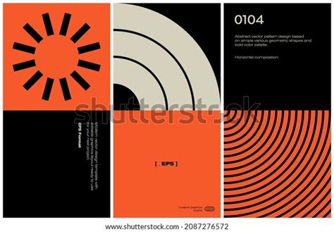 Brutalist Poster Design Template Layout Bold Stock Vector (Royalty Free ...