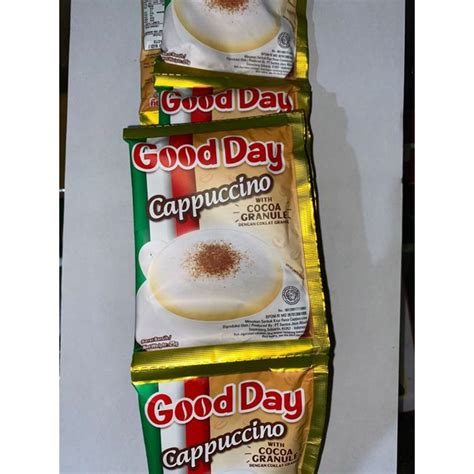 Good DAY CAPPUCCINO Coffee sachet 25gr | Shopee Malaysia