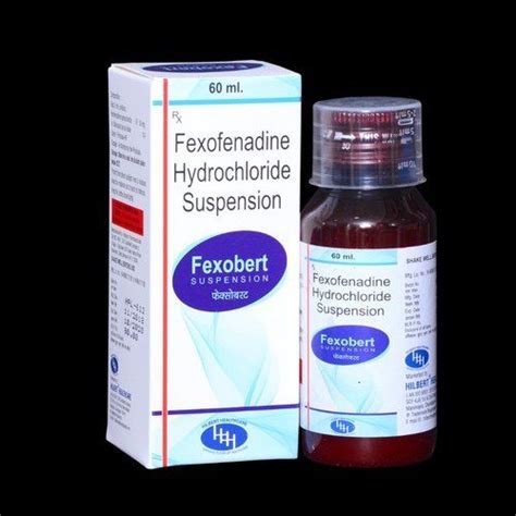 Fexofenadine Hcl Syrup Supplier, Fexofenadine Hcl Syrup Exporter, Manufacturer