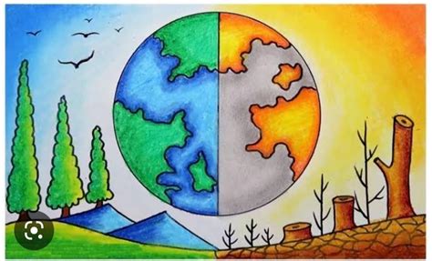 Save earth drawing easy and beautiful - Brainly.in