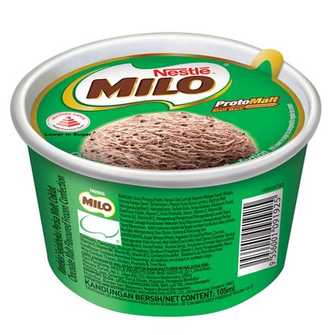 Nestle MILO Ice Cream Cups ( 4 Cups, 105ml Each ) | Shopee Malaysia