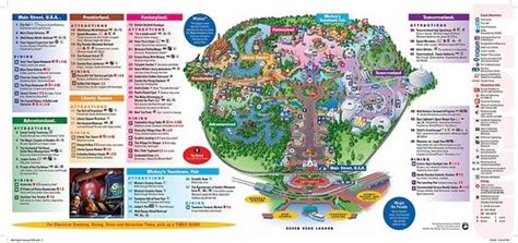 magic kingdom map | Disney world map, Theme park map, Disney world magic kingdom