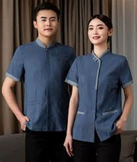 Cotton Blue Hotel Housekeeping Uniforms, Size: Medium at Rs 600/piece ...