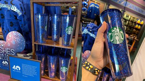 PHOTOS: NEW Wishes Come True Blue Starbucks Travel Tumbler Debuts at Walt Disney World - WDW ...