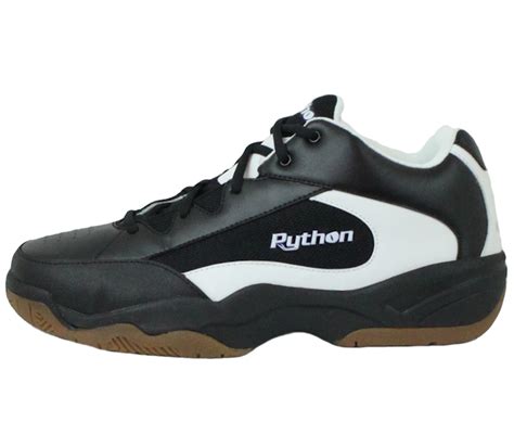 Python Deluxe WIDE (EE WIDTH) Black Shoe | SquashGalaxy